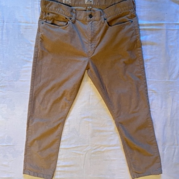 J Crew 250 Skinny Corduroy Pants Size 35 x 26 Olmstead Khaki​​​​​​​​​​​​… - Picture 1 of 4